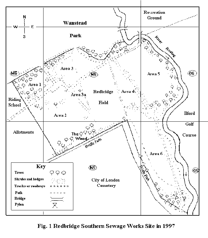 Map of Aldersbrook Exchange Lands
